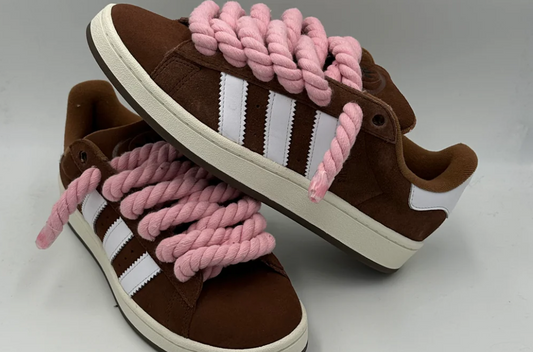 Adidas Campus 00s Brown "Rope Laces" Pink