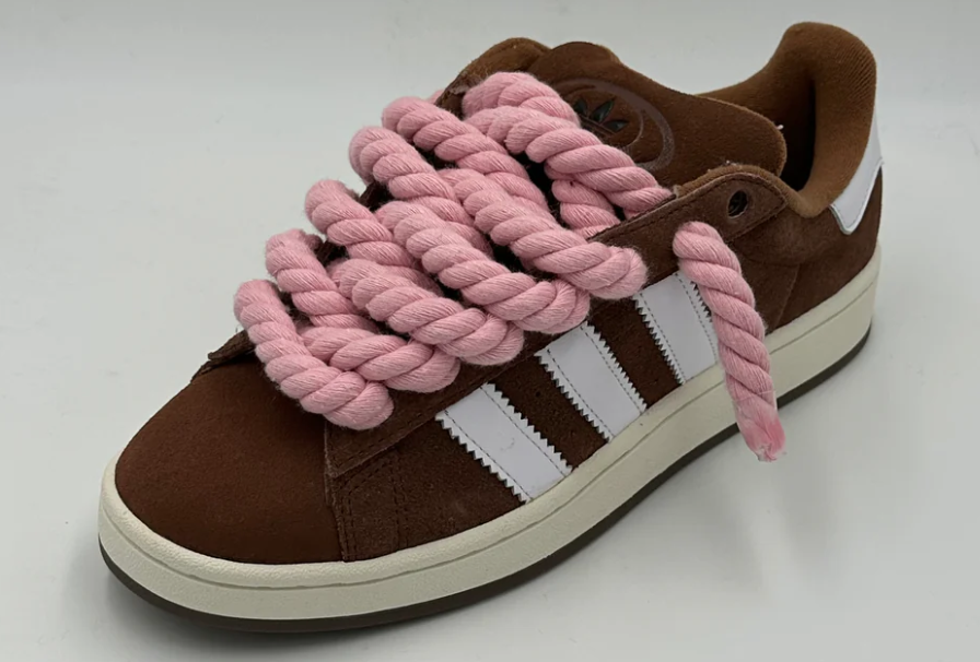 Adidas Campus 00s Brown "Rope Laces" Pink